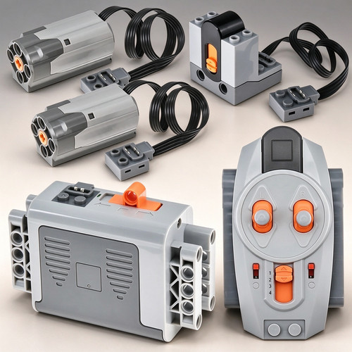 5pcs power functions technic - power,
