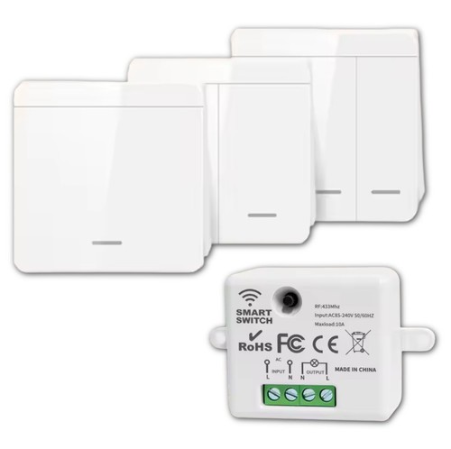 433mhz wireless wall light - rf,